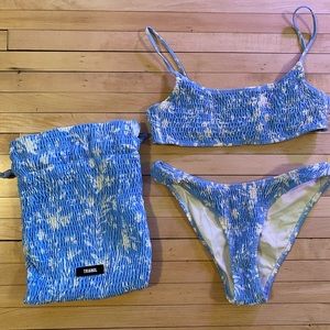 Triangl Blue Bikini Size M! Good condition!